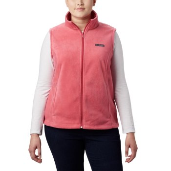 Columbia Gilet Dames, Benton Springs Plus Size Roze, 61VQBDUPZ